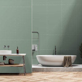 Rustgevende gedempte groene trendy kleur behang