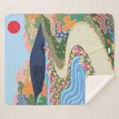 rustgevende horizon sherpa deken (Voorkant (horizontaal))