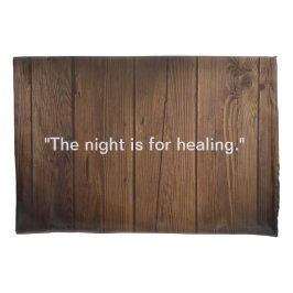 Rustgevende houten textuur kussen kussensloop