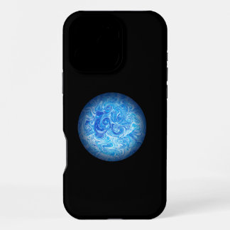 Rustgevende Tide Vloeibare Kunst Phonehoes iPhone 16 Pro Max Hoesje