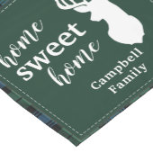 Rusti Pset Tartan Kerstmis Korte Tafelloper (Hoek)