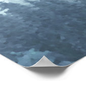 Rustic 21 Tabel Blue Pines Wedding Seating Chart Poster (Hoek)