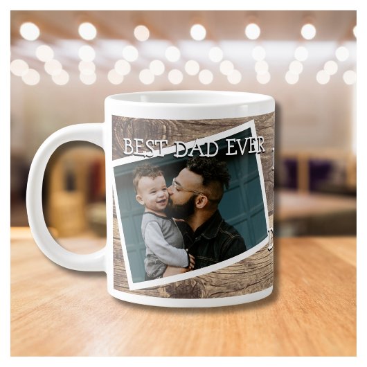 Rustic 2 Foto beste vader ooit Grote Koffiekop