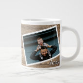 Rustic 2 Foto beste vader ooit Grote Koffiekop (Rechts)