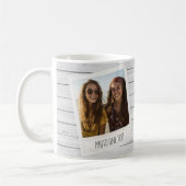 Rustic 2 Fotolijsten - Witte Shiplap Houten Print Koffiemok (Links)