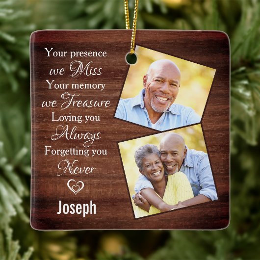 Rustic 2 Fotosympathie Memorials Keepomwille Keramisch Ornament