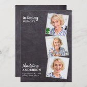 Rustic 3 Fotoherdenkingsorde van dienst begrafenis Programmakaart (Voorkant / Achterkant)