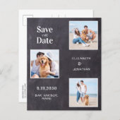 Rustic 3 het Chalkboard van de Fotobegroting spare (Voorkant / Achterkant)