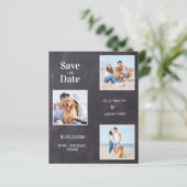 Rustic 3 het Chalkboard van de Fotobegroting spare (Staand voorkant)