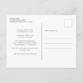 Rustic 3 Photo Chalkboard Afstuderen Uitnodiging P (Achterkant)