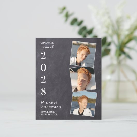 Rustic 3 Uitnodiging fotograaf (Staand voorkant)