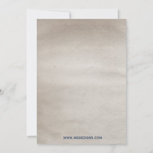  Rustic 4 juli Uitnodigingen van de BBQ Party (Achterkant)