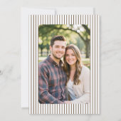 Rustic 4 sets ouders bruine streep kaart (Achterkant)