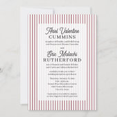 Rustic 4 sets ouders rode streep kaart (Voorkant)