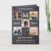 Rustic 5 Foto's die het geheugen van Memorial lief Programma (Voorkant)