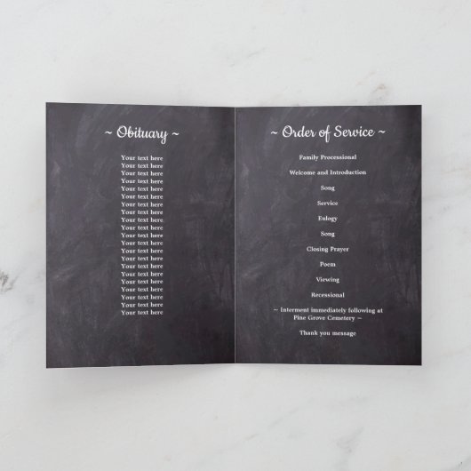 Rustic 5 Foto's die het geheugen van Memorial lief Programma (Binnen)