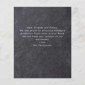 Rustic 6 Aankondiging Afstuderen fotobudget (Achterkant)