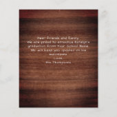 Rustic 6 Photo Collage Wood Budget Afstuderen (Achterkant)