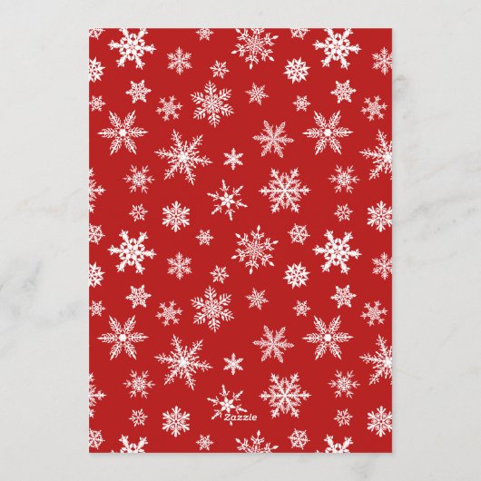 Rustic 6 PHOTO Merry kerstgroet Feestdagenkaart (Achterkant)