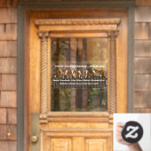 Rustic 7 Geiten op hek graven je zegeningen Raamsticker (Huis Deur)