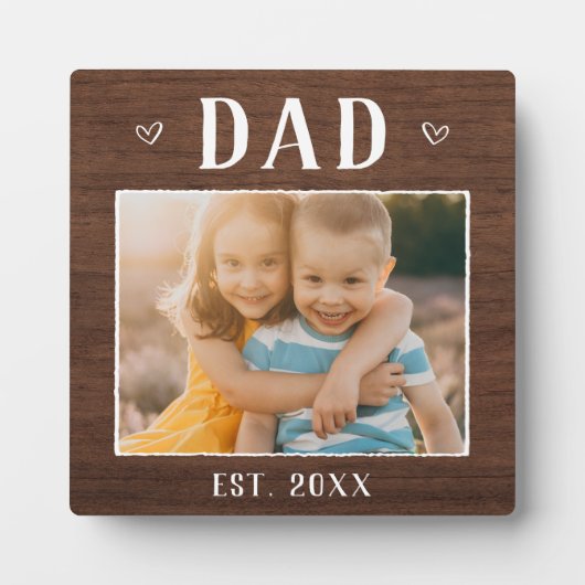 Rustic Aangepast pap Fotoplaat (Voorkant)
