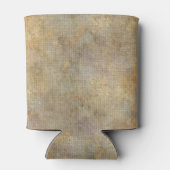 Rustic - Aangepaste lijntextuur Blikjeskoeler (Achterkant)