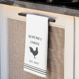 Rustic Aangepaste naam Boerderij Theedoek