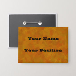 Rustic Abstract Modern Contemporary Geometric Art Button