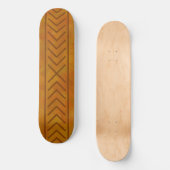 Rustic Abstract Modern Contemporary Geometric Art Persoonlijk Skateboard (Voorkant)