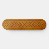 Rustic Abstract Modern Contemporary Geometric Art Persoonlijk Skateboard (Horizontaal)