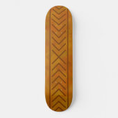 Rustic Abstract Modern Contemporary Geometric Art Persoonlijk Skateboard (Voorkant)