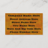 Rustic Abstract Modern Contemporary Geometric Art Visitekaartje (Achterkant)