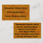 Rustic Abstract Modern Contemporary Geometric Art Visitekaartje (Voorkant / Achterkant)