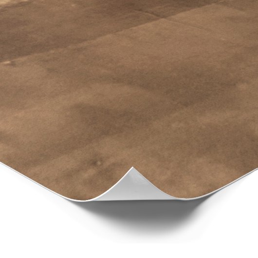 'Rustic' Abstracte kunst Poster (Hoek)