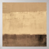 'Rustic' Abstracte kunst Poster (Voorkant)