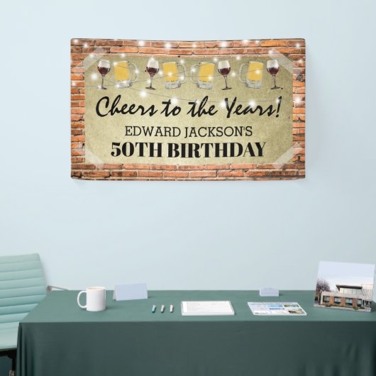 Rustic Adult Birthday Party | Cheers in de jaren Spandoek (Beurs)