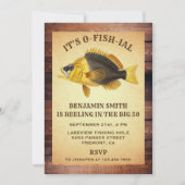 Rustic Adult Vist Birthday Party Invitation Kaart (Voorkant)