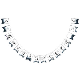 Rustic Adventure babybabydouche Vlaggetjes