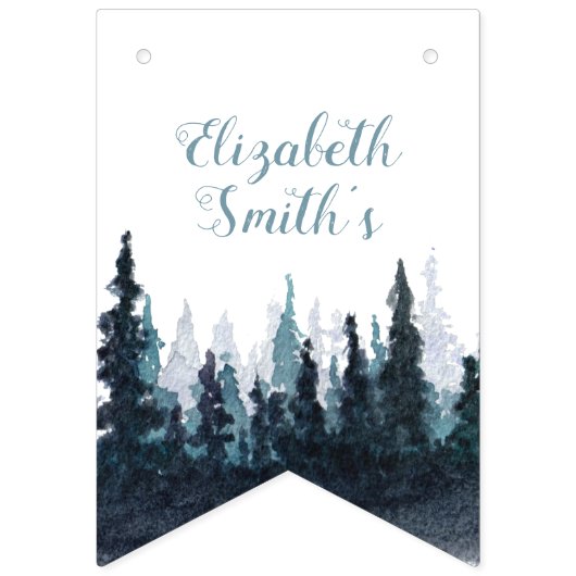 Rustic Adventure babybabydouche Vlaggetjes (Tweede vlag)