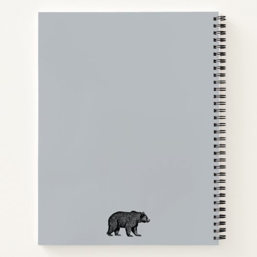 Rustic Adventure begint met een persoonlijk dagboe Notitieboek (Achterkant)