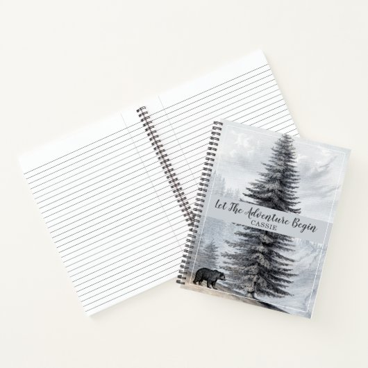 Rustic Adventure begint met een persoonlijk dagboe Notitieboek (Binnen)