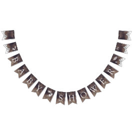 Rustic Adventure genderneutraal babydouche Vlaggetjes