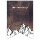 Rustic Adventure genderneutraal babydouche Vlaggetjes (Eerste vlag)