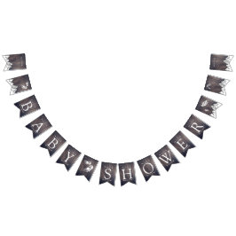 Rustic Adventure genderneutraal babydouche Vlaggetjes