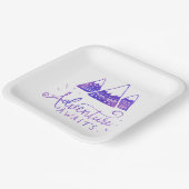 Rustic Adventure Thed Baby shower Papieren Bordje (Gebogen)