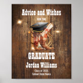 Rustic Advice for the Graduate  Poster (Voorkant)
