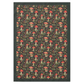 Rustic Aesthetic Tablecloth Mushrooms & Ferns Tafelkleed (Voorkant)