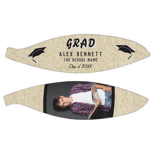 Rustic Afstuderen naam/Afstudeerder Afstuderen Fot Basketbal (Panelen)