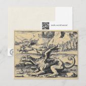 Rustic Alchemy Dragon Briefkaart (Voorkant / Achterkant)