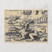 Rustic Alchemy Dragon Briefkaart (Voorkant)